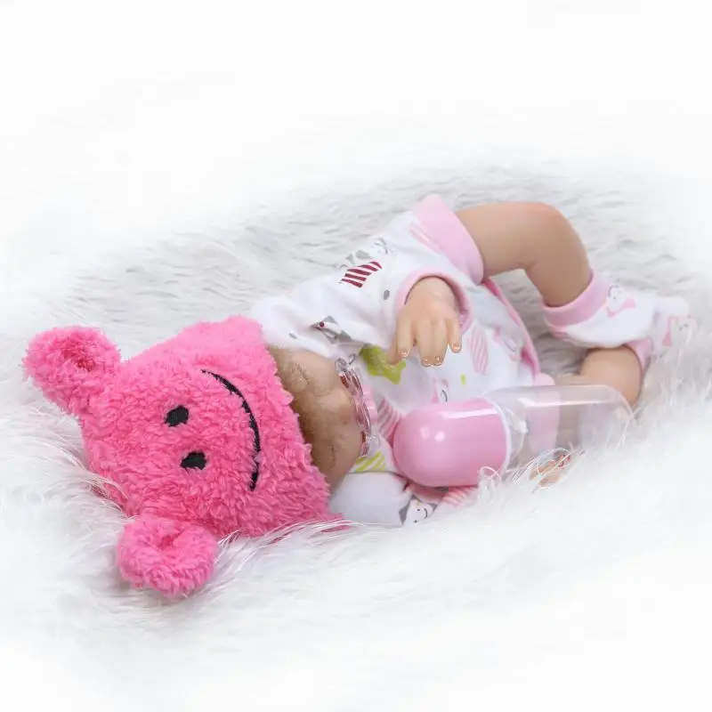 Nicery 16 18 дюймов 40 45 см кукла Bebe Reborn мягкая силиконовая игрушка для мальчиков и