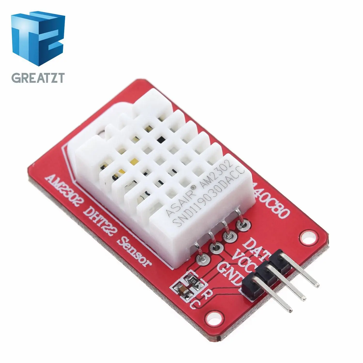 Высокоточный цифровой модуль датчика температуры и влажности GREATZT AM2302 DHT22 для