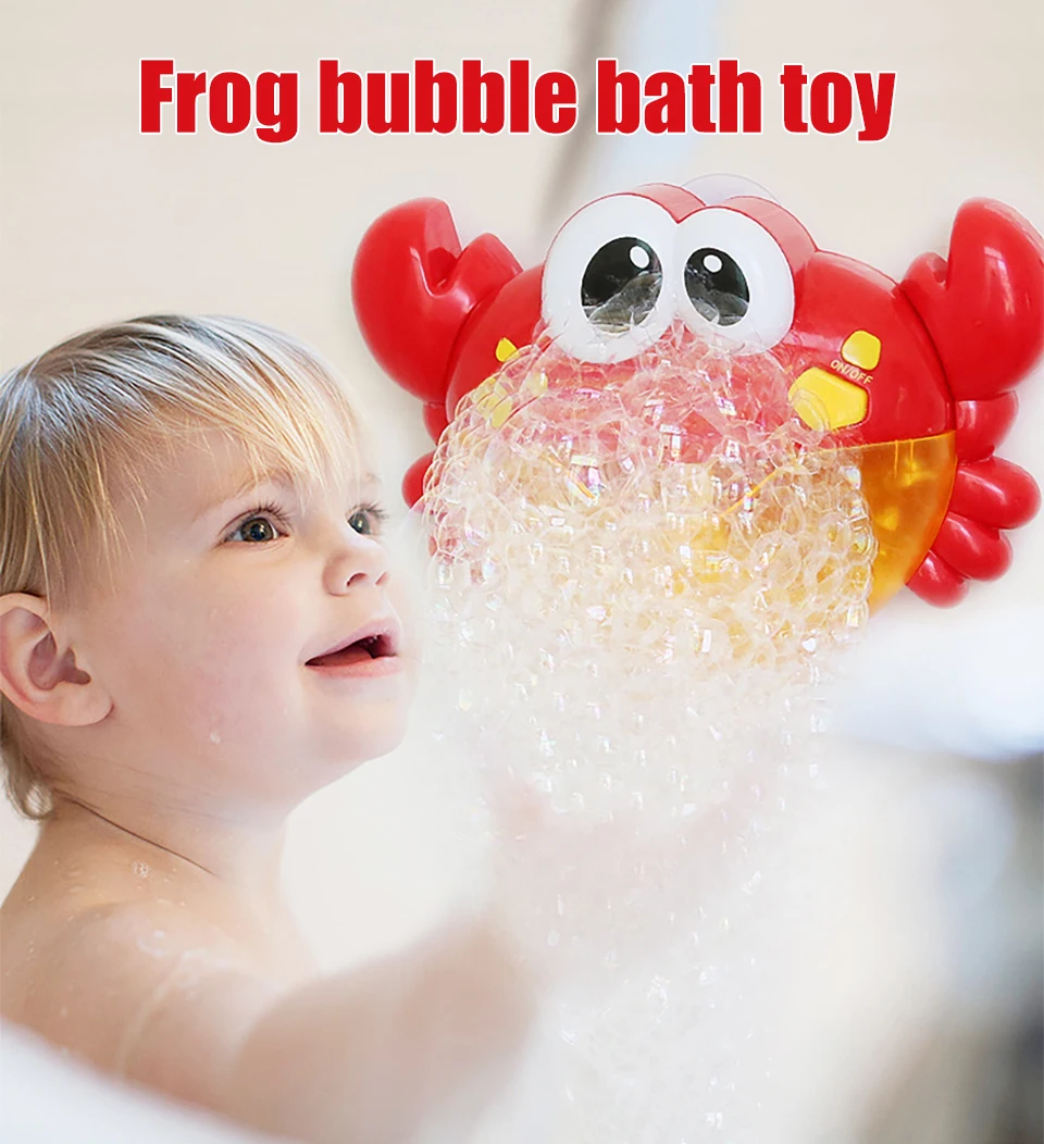 Bubble Crab Игрушки для ванны Детские Игрушки для ванны Bubble крабы забавные для ванны музыкальные игрушки для ванной детские игрушки для купания