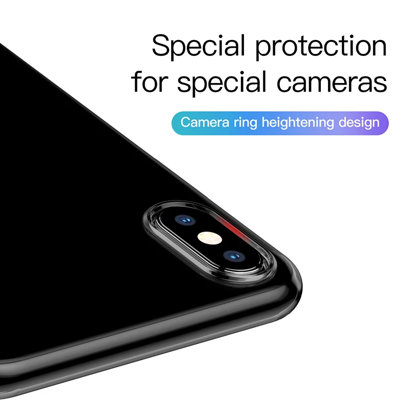Ультратонкий Мягкий Прозрачный чехол Baseus для iPhone Xs Max XR ТПУ чехол-накладка с
