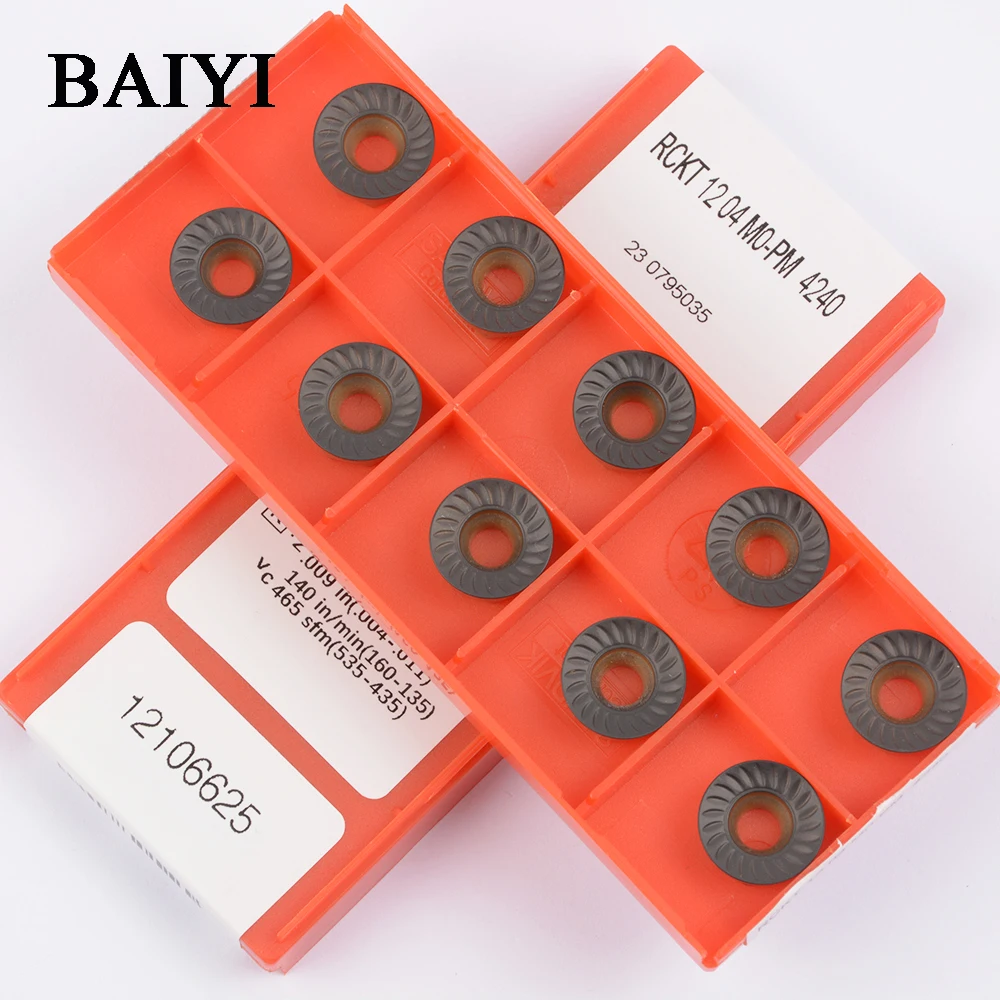 

10PCS RCKT10T3MO RCKT1204MO Carbide Milling Inserts RCKT10T3MO-WM530 RCKT1204MO-PM 4240 CNC Lathe Cutter Turning Tools