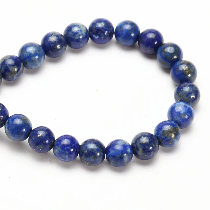 Волшебная рыба темно синий оптом партия 6 мм бусины из натурального камня браслет