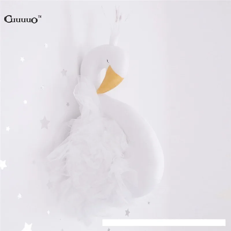 3D настенные украшения милые мягкие куклы фламинго подвесные игрушки для спальни