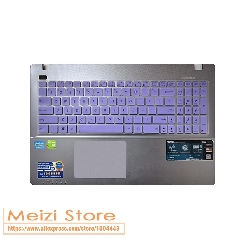 15 6 дюймовая силиконовая клавиатура для ноутбука Asus N56 N61V N61J N71J N76 N550 N60 N551JM N750JK F550LC
