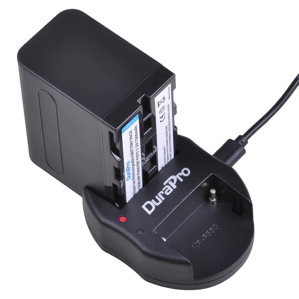 Цифровой аккумулятор SONY NP F960 F970 F950 F330 F550 F570 F750 F770 MC1500C 190P 4 шт. 7200 мА/ч с двойным