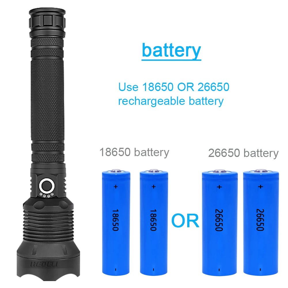 8000лм самый мощный светодиодный фонарик XLamp xhp70.2 Zoom usb фонарь xhp70xhp50hunting перезаряжаемый фонарик 18650 или аккумулятор 26650