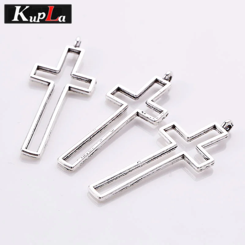 Kupla винтажные металлические Религиозные Подвески кресты DIY аксессуары кресты подвески Подвески для изготовления ювелирных изделий 30 шт./лот C5272