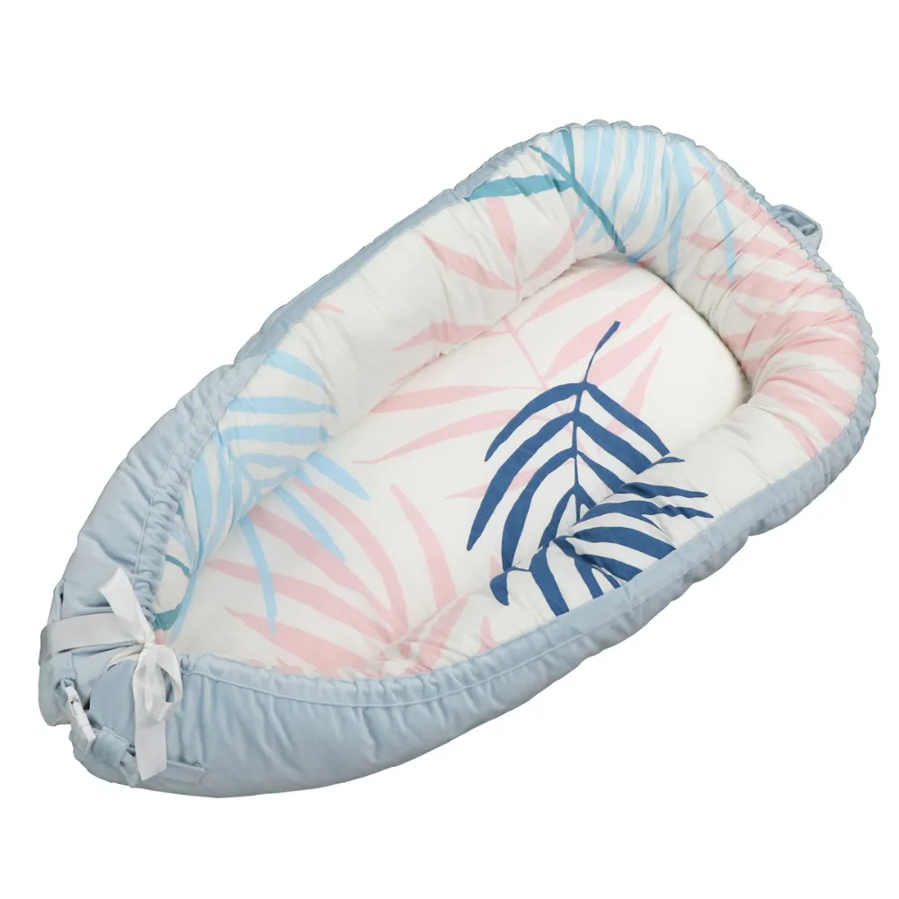 Портативная детская бионическая кровать Bebe SLEEP POD Младенческая дорожная кроватка хлопок Новорожденный матрас BabyNest обновленная кровать-гнездо