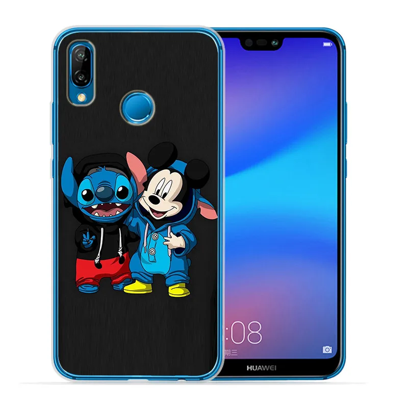 Ститч marvel для huawei mate 9 10 20 P8 P9 P10 P20 P30 P Smart Lite Plus Pro чехол для телефона Coque Etui funda Мягкий силиконовый чехол