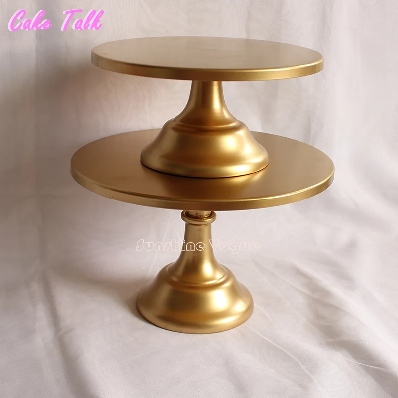Металлическая для подставки пирожных 10/12 дюймов золотой цвет Grand design вечерние