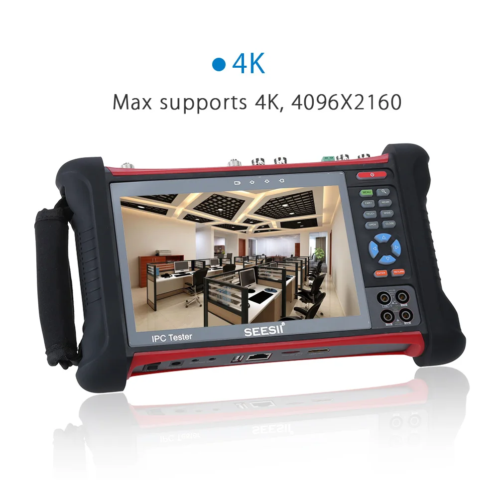 SEESII X7MOVTADHSPLUS " сенсорный экран 4 к тест er монитор IPC TVI CVI безопасности CCTV камера тест H.264 контроль IP обнаружения Wifi 8 Гб