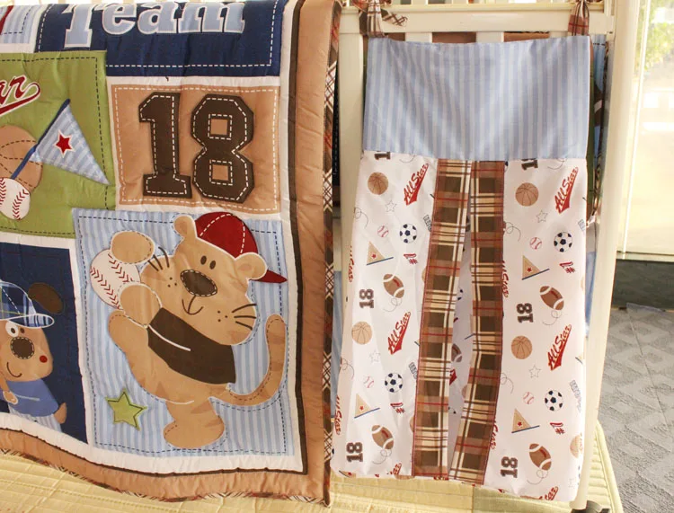 9 шт. детская кроватка комната детский спальный комплект детское постельное