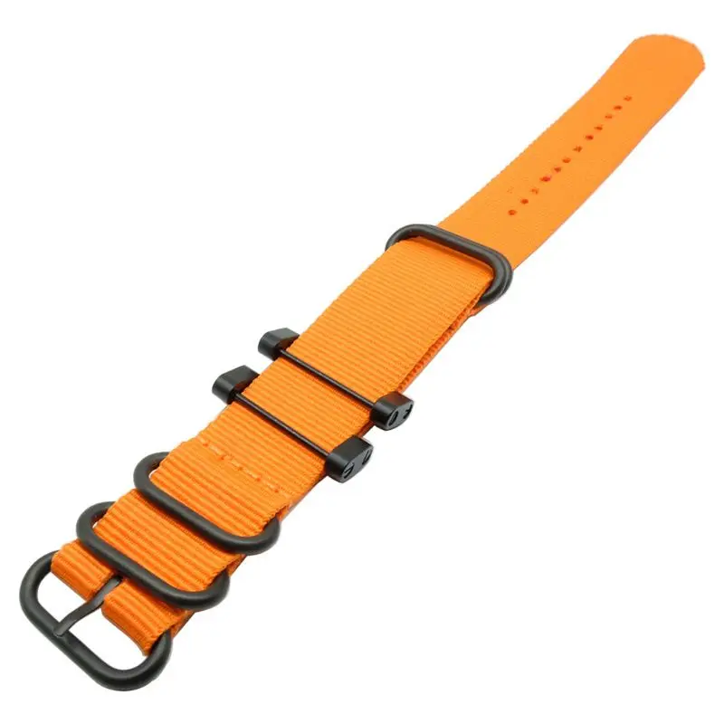 Тонкий тканый Нейлоновый Регулируемый сменный ремешок для наручных часов с