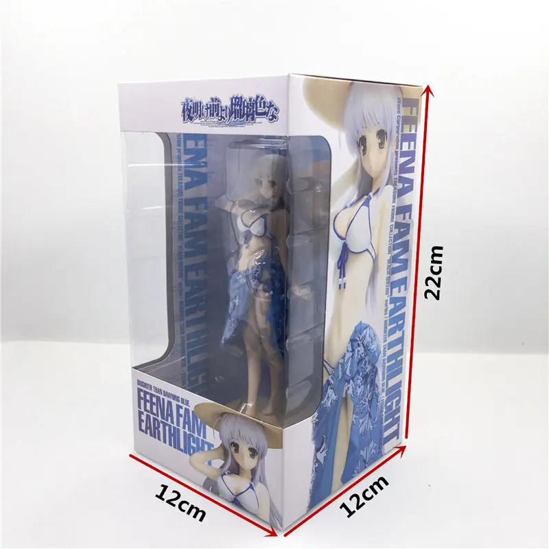 

19CM Action Figure Crescent Love Feena Sexy Swimsuit Bikini Cartoon Doll PVC Japanese Figuri Collection Action Figure Model Toy