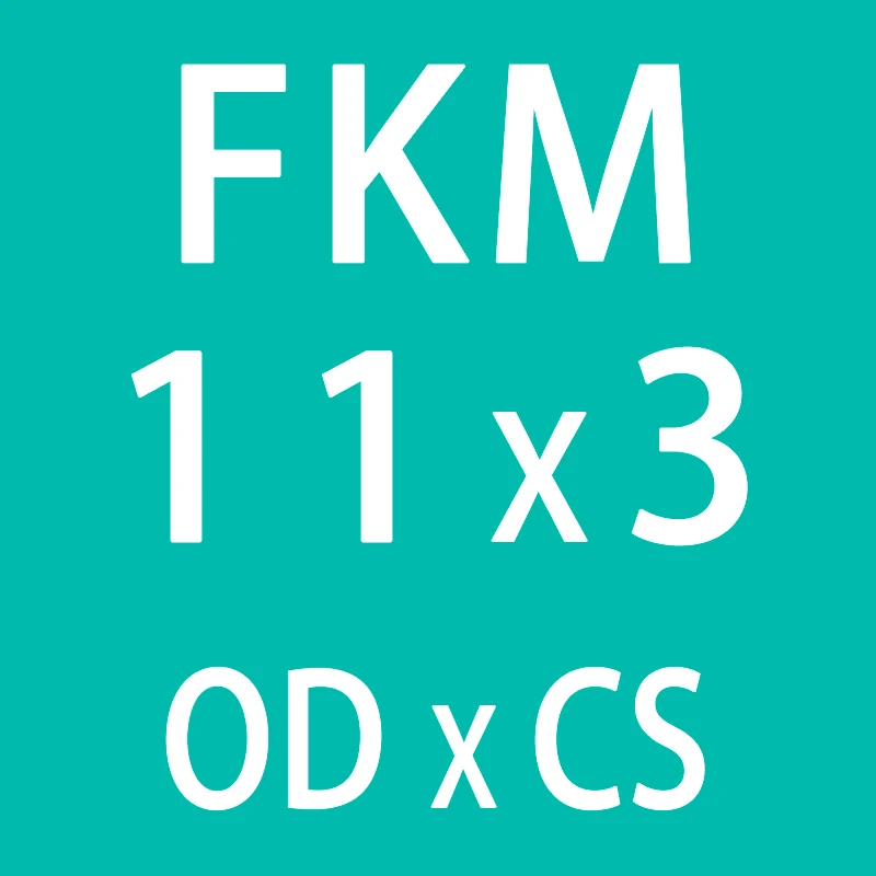 10 шт./лот резиновое кольцо зеленый FKM уплотнительное кольцо OD10/11/12/13/14/15/16/17/18/19/20*3 мм Толщина уплотнительное кольцо масло для уплотнения кольцо прокладки, шайбы - Цвет: OD11mm