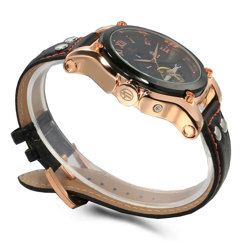 Мужские наручные часы Tourbillon высококачественные водонепроницаемые