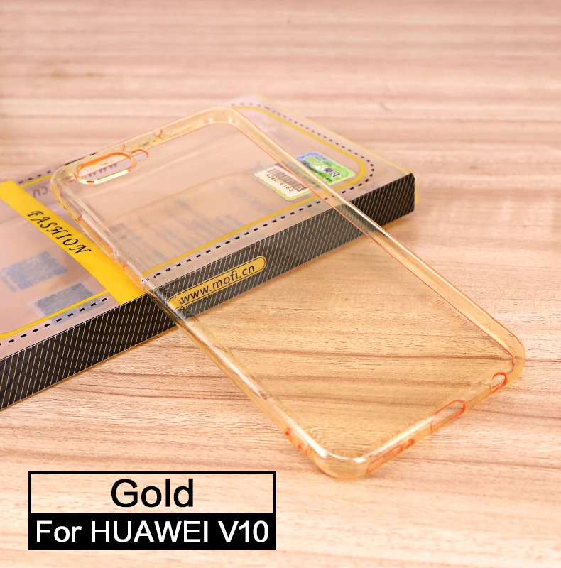 Huawei honor v 10 чехол 5,99 дюймов MOFi honor v 10 чехол силиконовый прозрачный мягкий TPU capas honor v 10 задняя крышка чехол