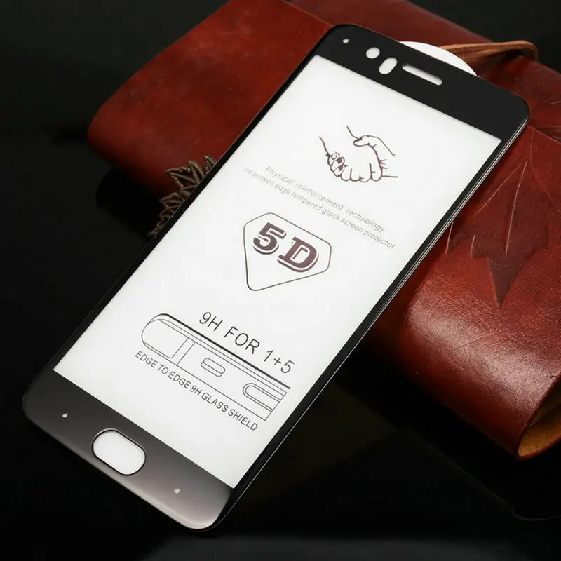 Оригинальный 5D для Oneplus 5 закаленное стекло полное покрытие 9 H One Plus Oneplue5 Защитное
