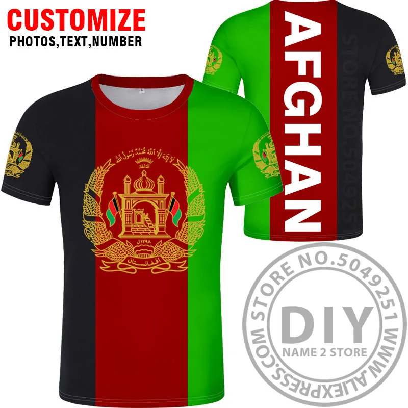 AFGHAN футболка Бесплатная Персонализированная имя номер afg slam afghanistan arab персидский