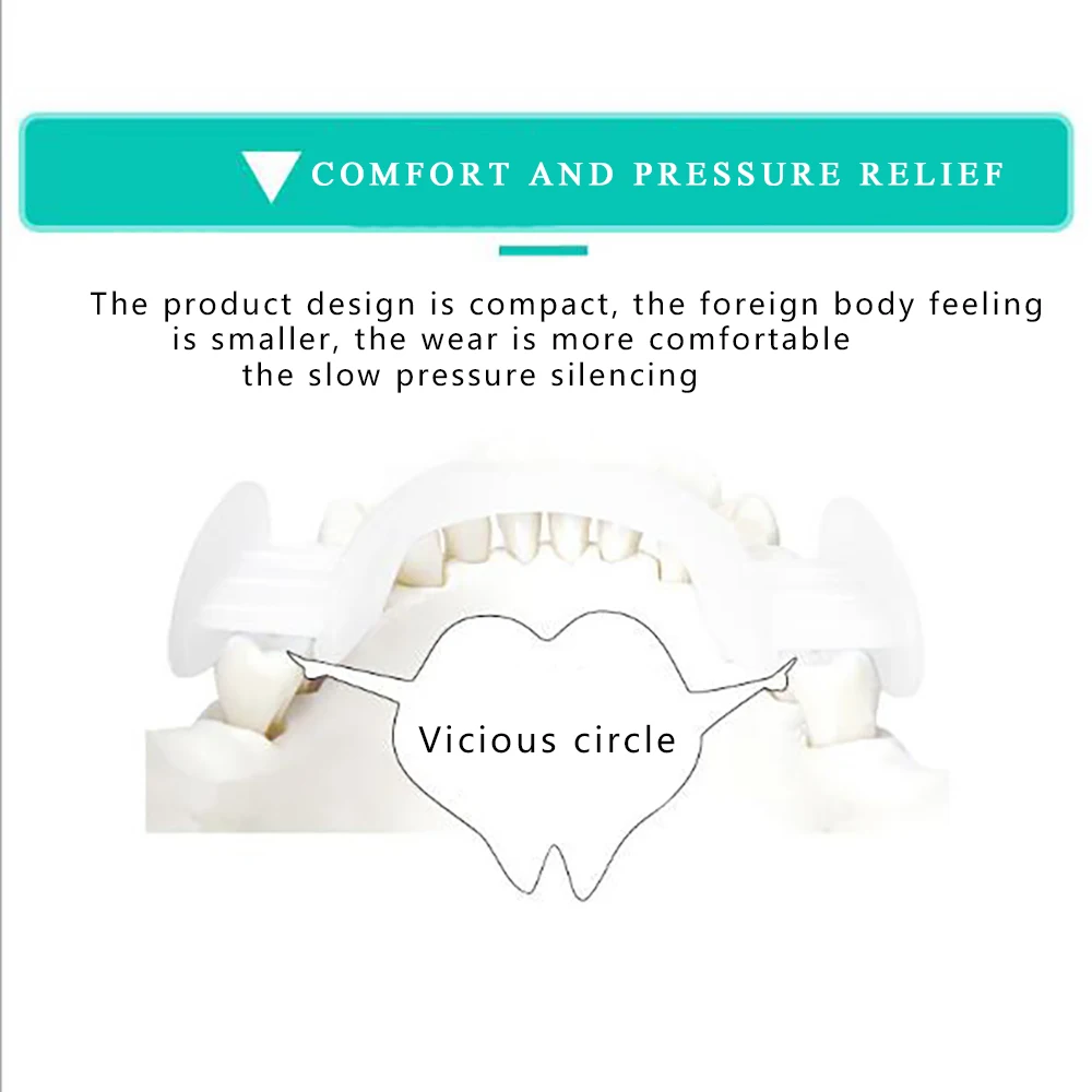 

1Pair Dental Mouth Guard Prevent Night Teeth Tooth Grinding Sleep Aid Bruxism Splint help to Cultivate Good Heathy Habit