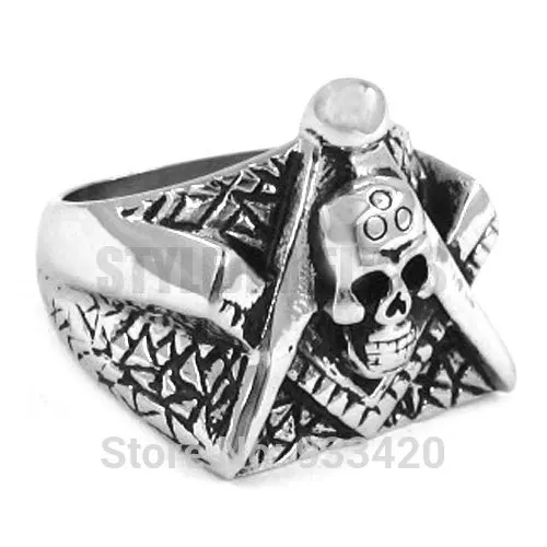 Оптовая продажа масонское кольцо Freemason ювелирные изделия из нержавеющей стали