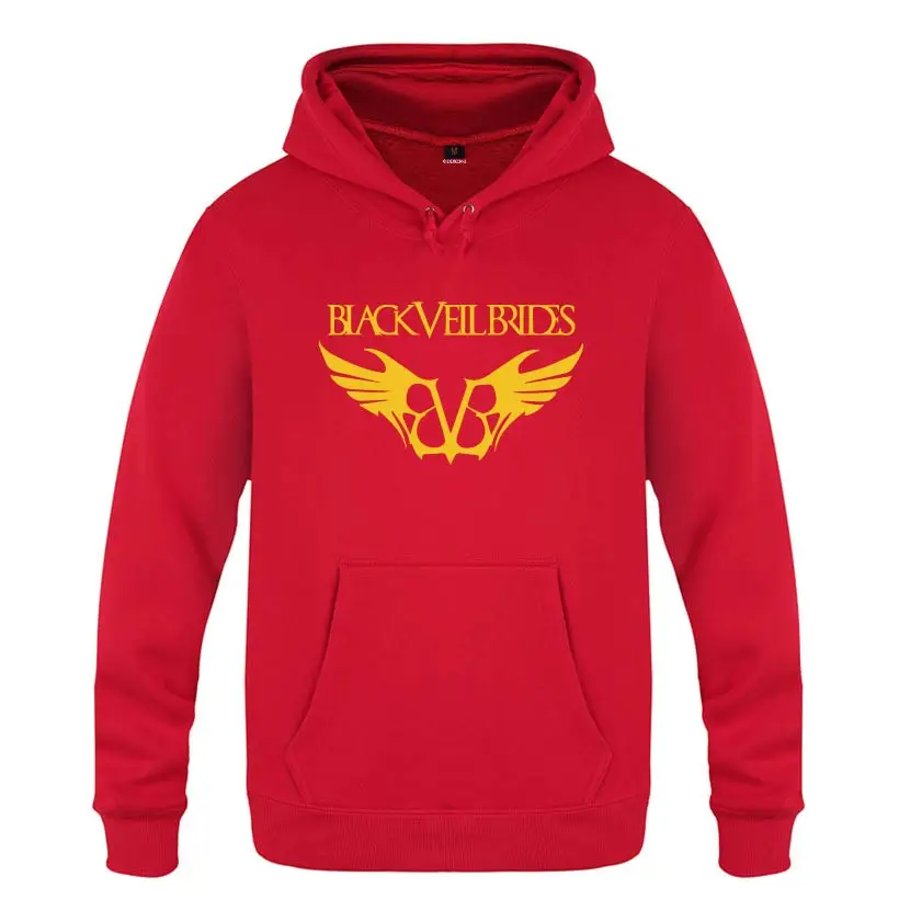 Black Veil Brides Rock Music Sweatshirts Men 2018 Mens Hooded Fleece Pullover Hoodies | Мужская одежда