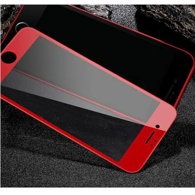 Наклейка из закаленного стекла Iphone567/8 / X с мягким краем 3 d для защиты поверхности