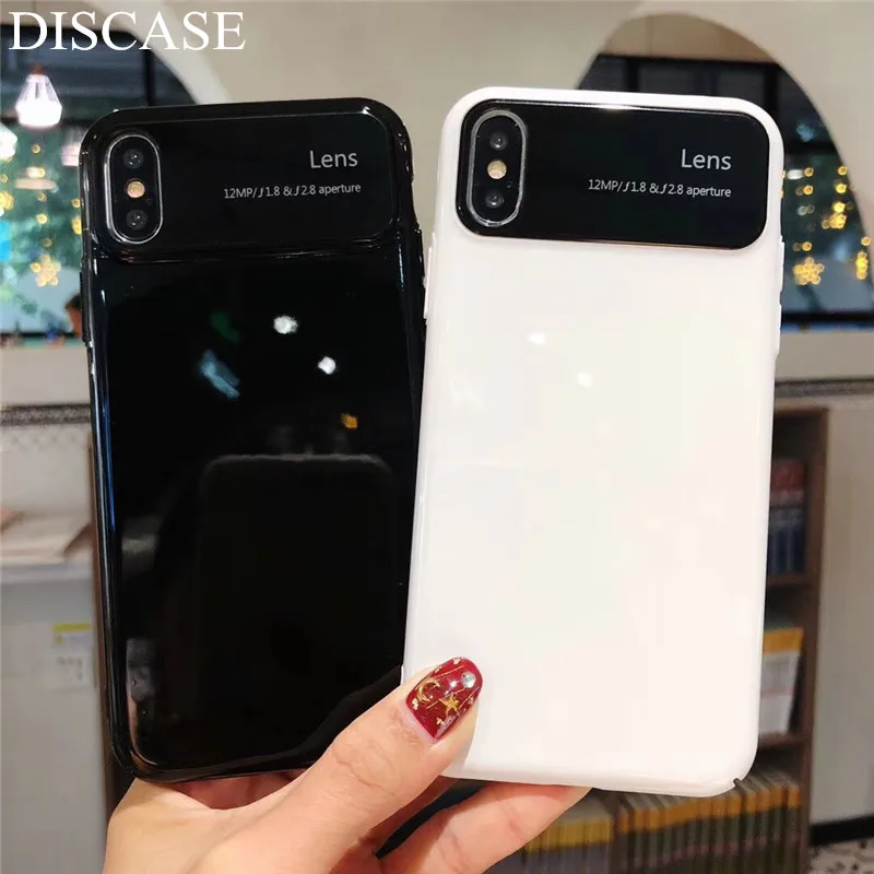 DISCASE чехол для телефона iphone 8 7 6 6s плюс iphoen X ПК Жесткий корпус все включено простой