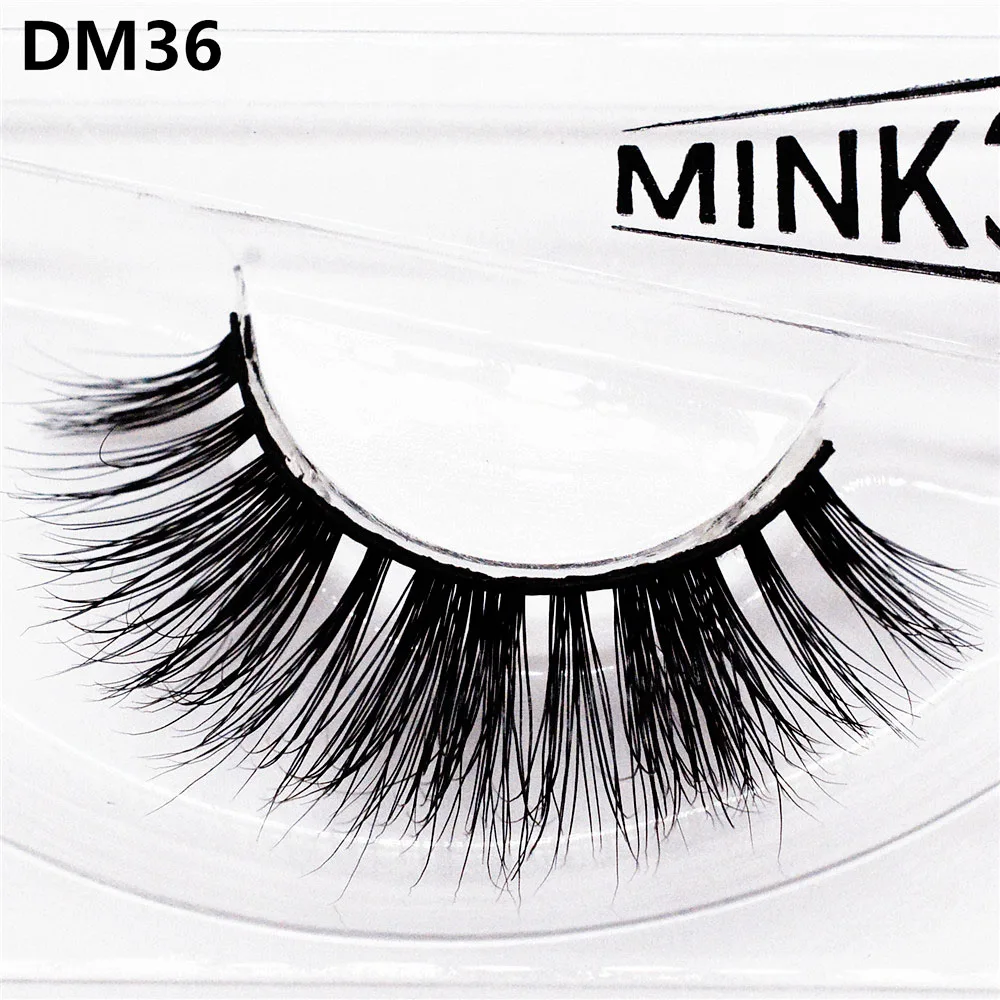 Накладные ресницы объемные норковые волосы ручной работы толстые грязные