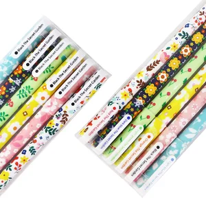 Гелевая ручка Kawaii 6 шт.кор. 0,38 мм кончик иглы 6 Цвет для заправки зажигалок Смешанная живопись подарочная ручка для подписи для студента канцелярских принадлежностей в штучной упаковке
