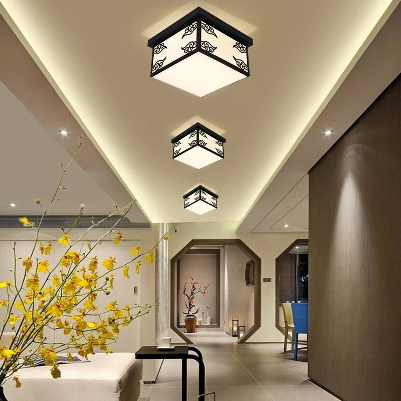 Потолочный светильник в китайском стиле для столовой современный потолочный