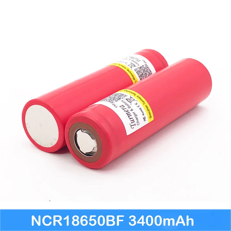 Оригинальный аккумулятор 18650 3400 мАч для sanyo ncr18650bf подходит светодиодного