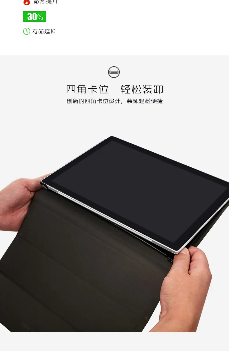 Megoo Surface Pro 5 Чехол-книжка с подставкой Чехол совместимый с типом крышка клавиатура для microsoft Surface Pro 4/5