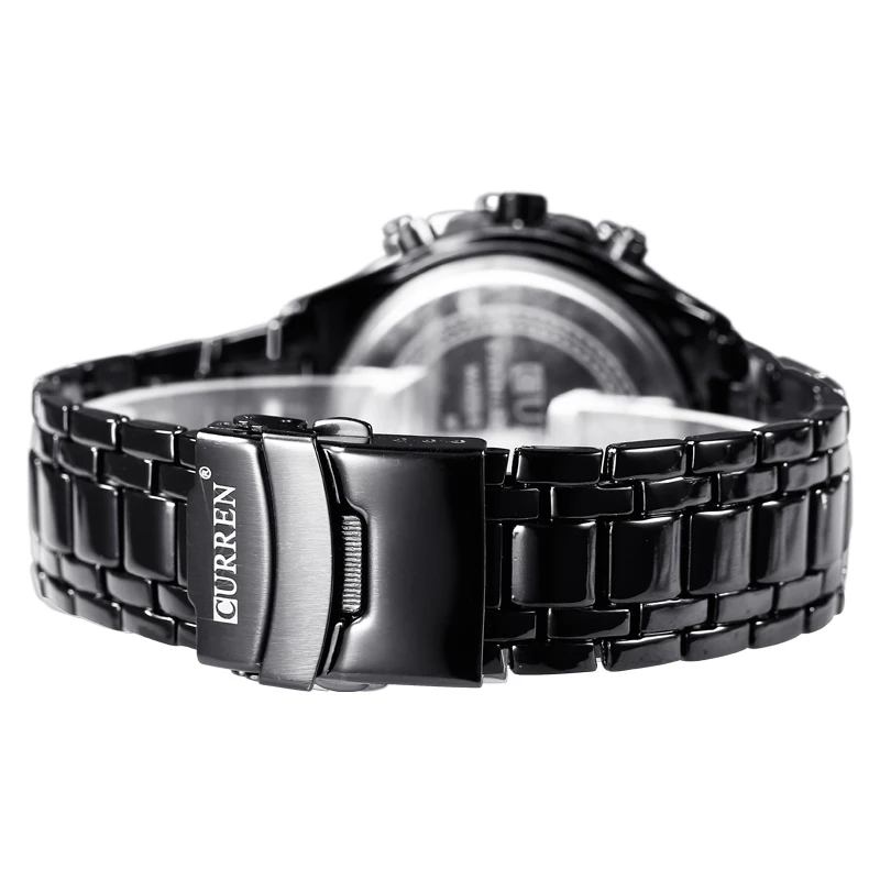 CURREN new watches men top luxury brand Quartz Fashion casual Wrist watch mens Waterproof full steel mens sports watches clock