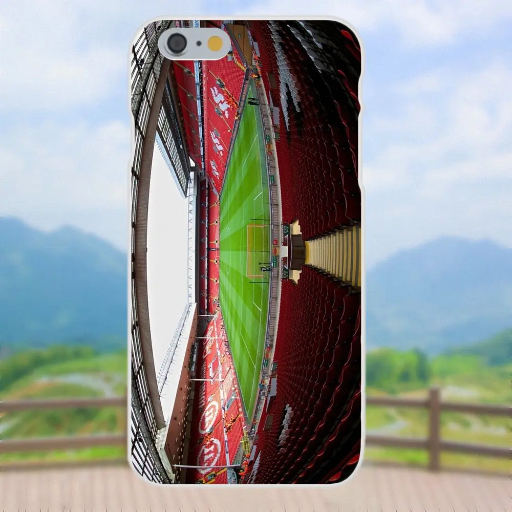 Мягкие индивидуальный рисунок любящее Энфилд стадион для Apple IPhone X XS Max XR 4 4S 5 5C 5S SE 6