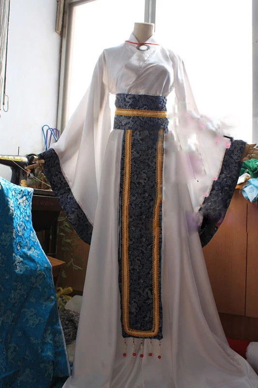 2 варианта костюма Playboy Disaster Blue великолепный мужской костюм Hanfu Wanku Cos 2-й принц Лан