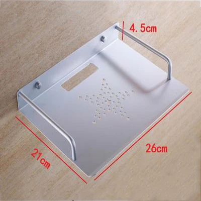 

Custom wifi router support wall hanging decoration router bracket metal fixed bracket, 26 cm length x 21 cm width