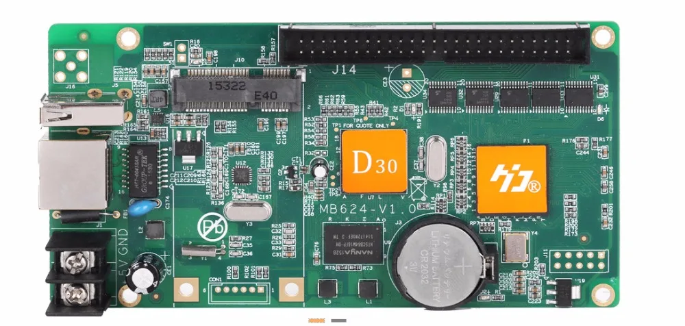 Бесплатная доставка асинхронный RGB контроллер HD D30 для линейки полноцветный