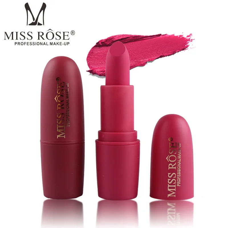 Мисс Роуз бренд Красота увлажняющая матовая Губная помада Макияж S Lip stick