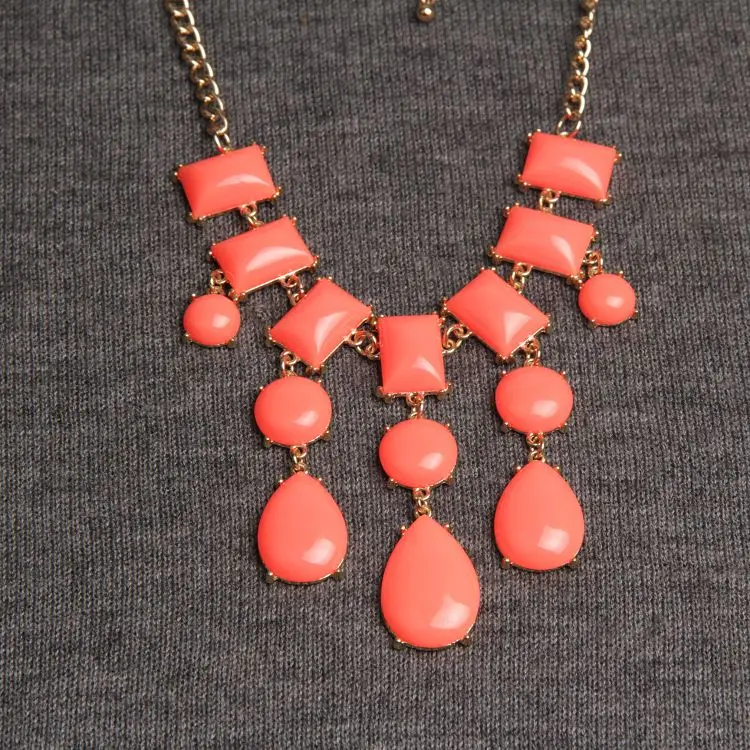 2018 новые модные ювелирные изделия имитация роскошного оранжевого женское