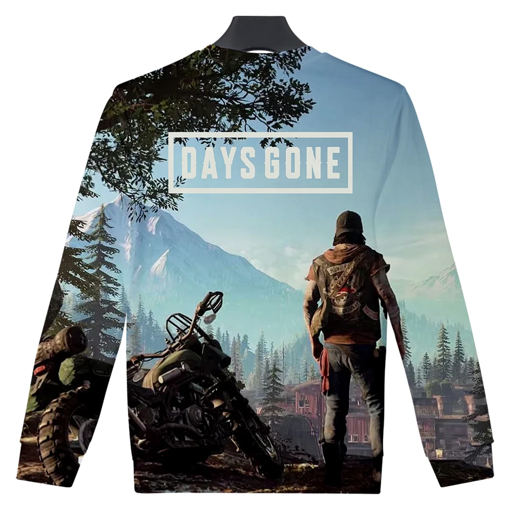Модные days gone толстовка мужская Круглый воротник с длинными рукавами Толстовка days gone игры Harajuku топ с принтом в стиле хип-хоп толстовка