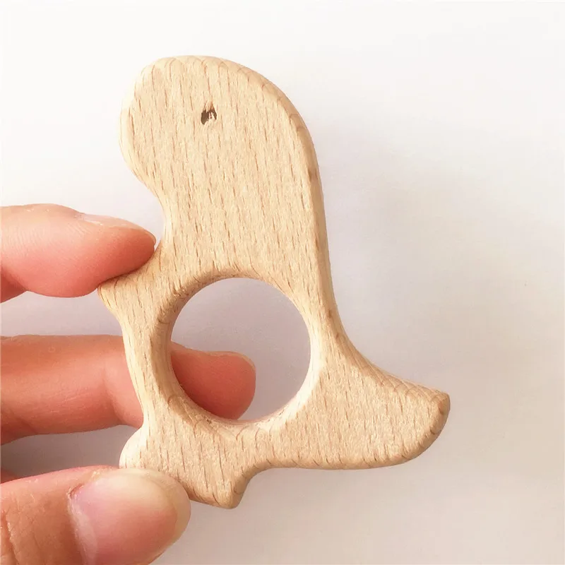 Ченкэй 10 шт древесины море с принтом Лев и Прорезыватель для зубов природа