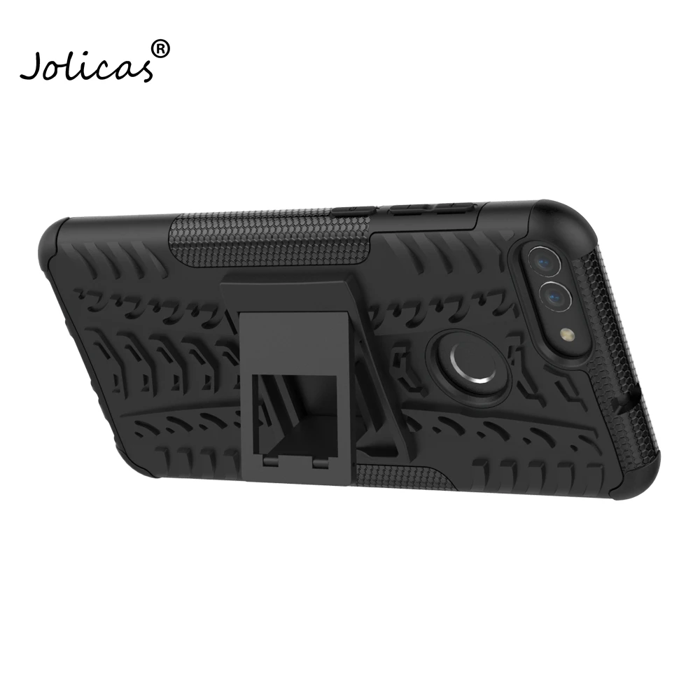 Для Huawei P Smart Case Cover Heavy Duty Armor тонкий жесткий резиновый чехол силиконовый для