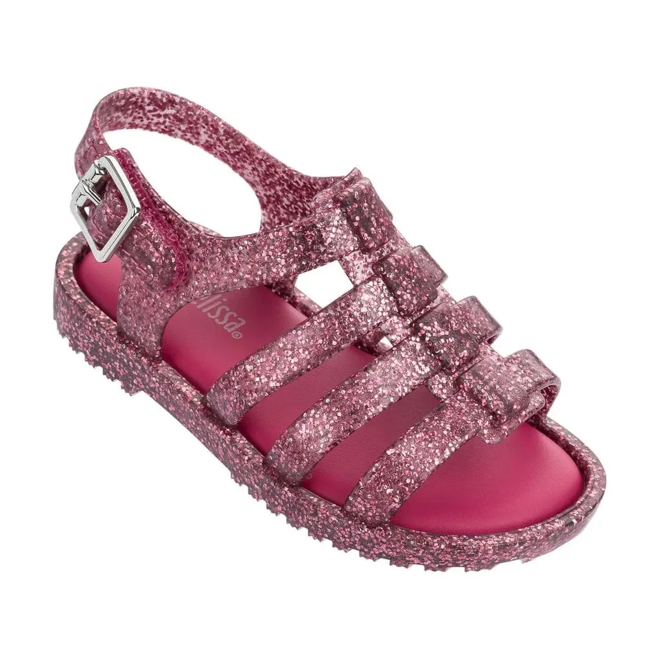 Mini Melissa/2019 Детские босоножки в римском стиле с единорогом Мелисса детская обувь