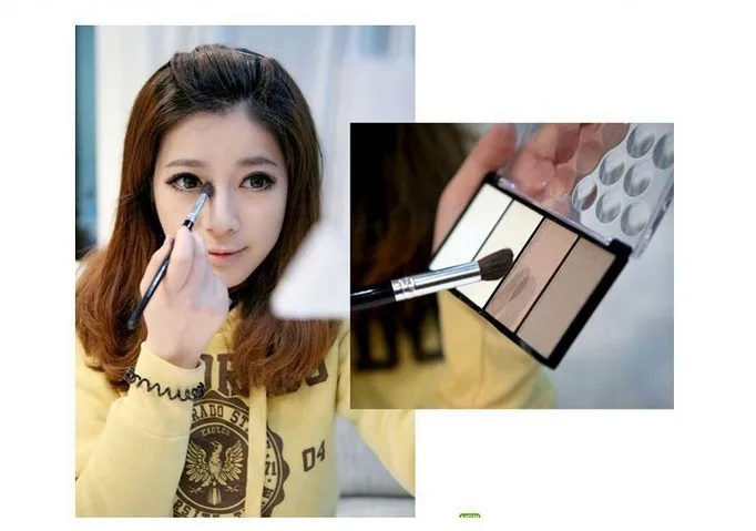 Высококачественный профессиональный макияж 4 цвета матовая фотопалитра