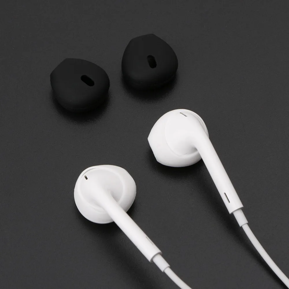2 пары силиконовых вкладышей для наушников с ушным крючком Apple Airpods iPhone 7 6 6S Plus 5 5S SE