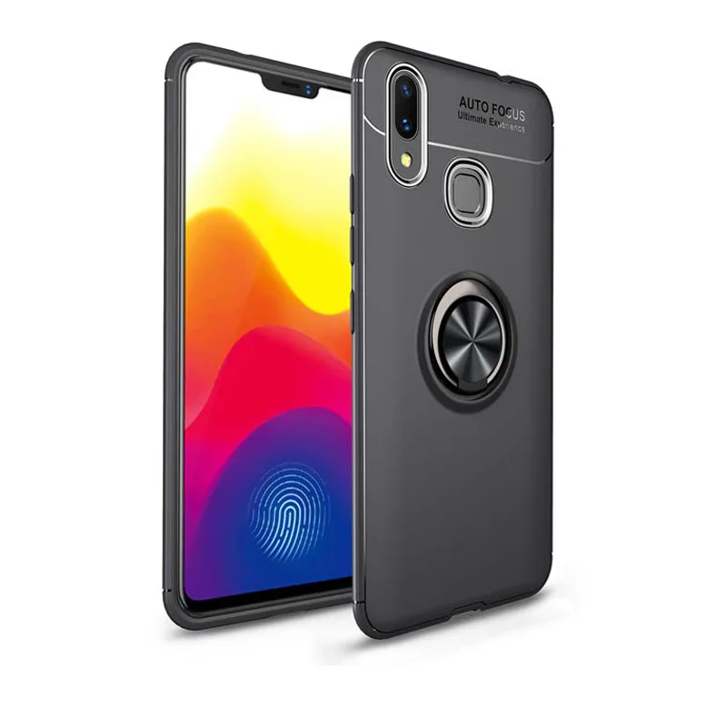 XSDTS чехол для Xiaomi MAX2 Max3 Pro Max 2 3 Mix 2 2s вращающийся держатель с кольцом магнитный автомобильный чехол-подставка Coque - Цвет: Gun Black