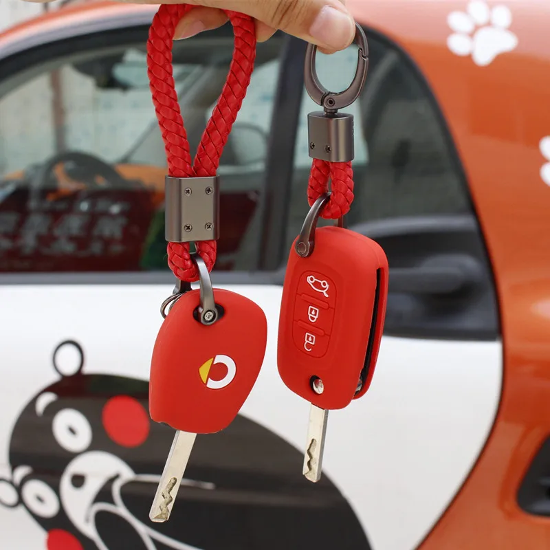 Ручная вязанная Пряжка подковы автомобильный брелок для ключей Автомобильный