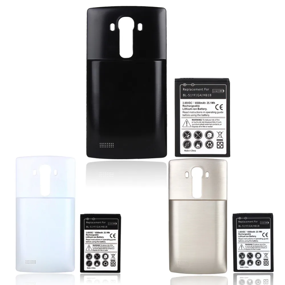 100% Новый 6500mah телефон литий ионный аккумулятор для LG G4 BL 51YF/G4/H818 батареи Замена