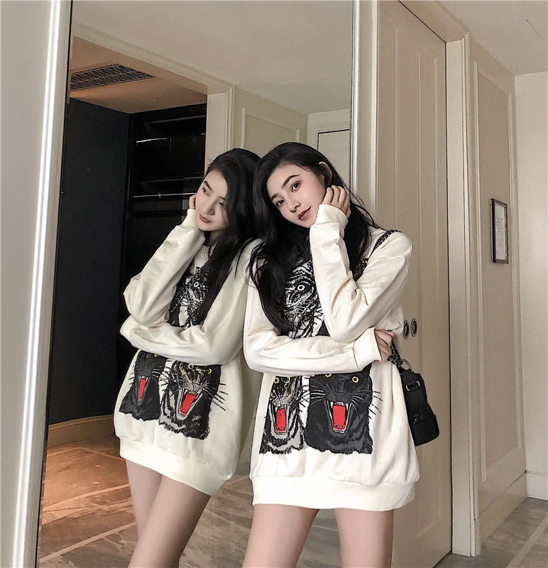 2019 новый шаблон Акция настоящая съемка осень и зима кошка голова свитер легко с